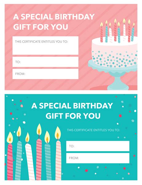 Microsoft word birthday gift certificate template free - pasegarden