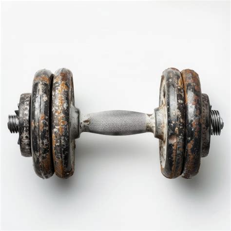 Premium Photo Dumbbell On White Background