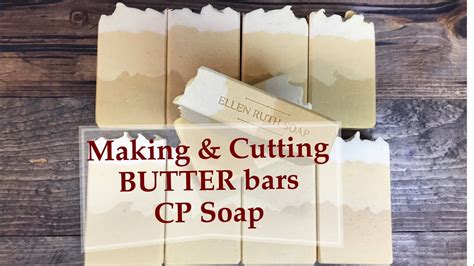 Making And Cutting Butter Bars Cold Process Soap Loaded With Luxury Butters And Organic Buttermilk