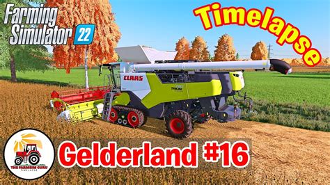 Harvesting Soybeans Selling Milk Gelderland 16 Timelapse