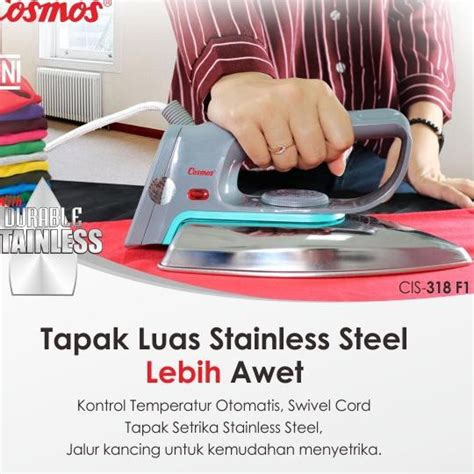 Jual Setrika Cosmos Stainless Cis F Indonesia Shopee Indonesia