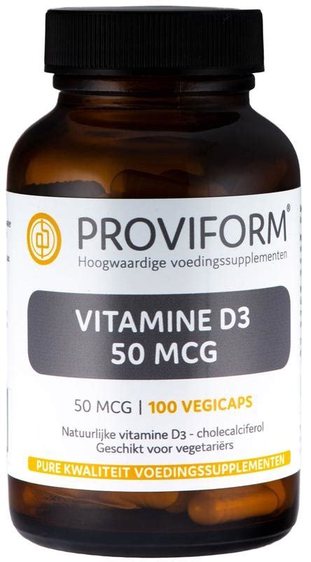 Proviform Vitamine D Mcg Vega Caps Vitadvice Bv