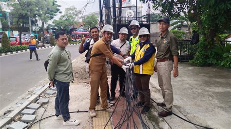 Tertibkan Kabel Fo Dsdabmbk Tangsel Berlakukan Tiang Bersama Dan Bawah