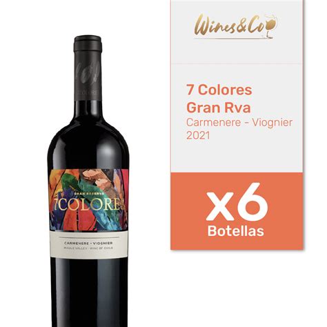 Caja X 6 7 Colores Gran Reserva Carmenere Viognier 2021 Wines And Co