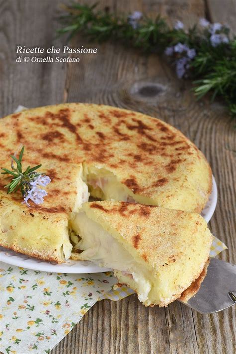 Torta Di Patate In Padella Con Prosciutto E Provola Filante Un