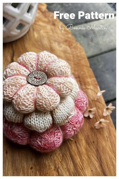 Pretty Pincushion Free Knitting Pattern Knitting Patterns Free Pin