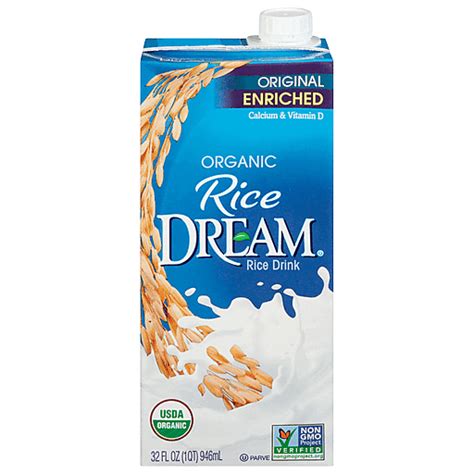 Rice Dream Organic Enriched Original Rice Drink Fl Oz Rice Milk