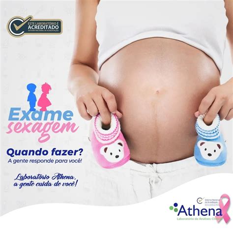 Exame de Sexagem Quando fazer LABORATÓRIO ATHENA