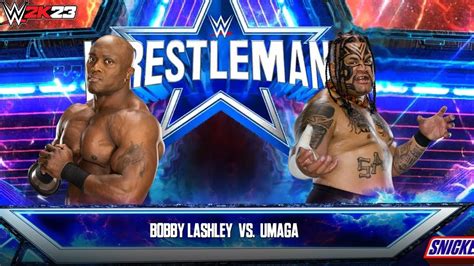 Full Match Bobby Lashley Vs Umaga Wrestlemania Wwe K Youtube