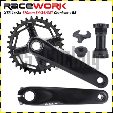 Racework Xtr Crankset X X Mm Crank Bcd Chainring T Hollowtech