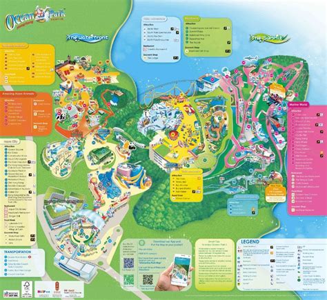 Ocean Park Hong Kong Map and Brochure (2019 - 2023 ...