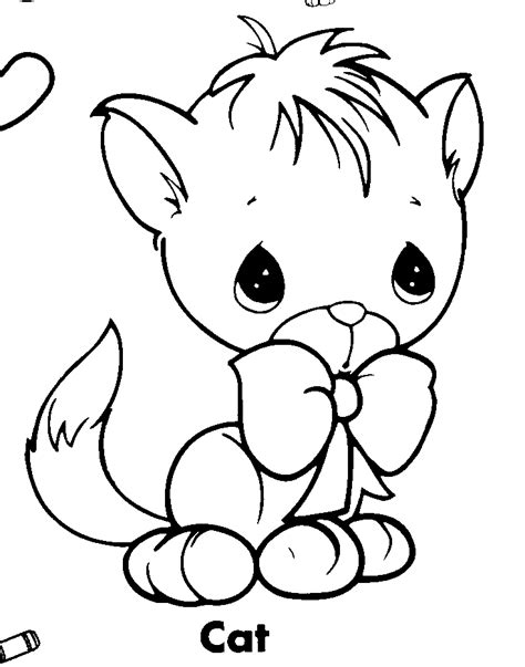 Free Coloring Pages Cats Coloring Home