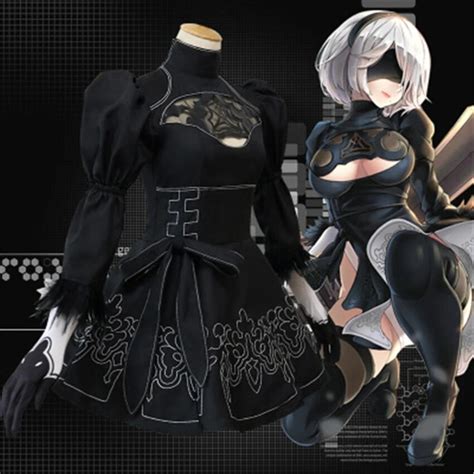 Nier Automata Yorha B Cosplay Suit Anime Women Outfit Disguise Costume