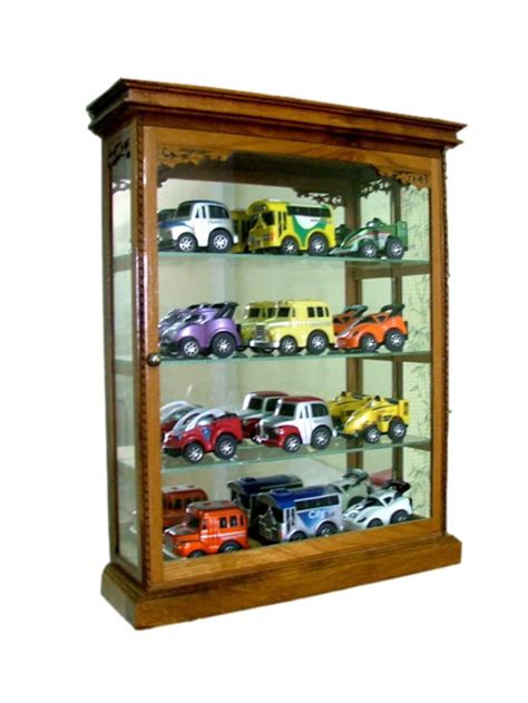 Small Wall Curio Cabinet 1 Door 4 Shelves Display Case Hung On Etsy