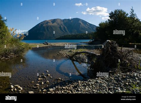 Mount Robert Over Lake Rotoiti From St Arnaud Nelson Lakes National