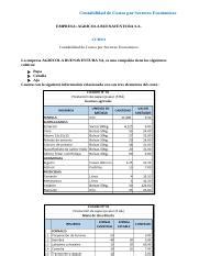 Contabilidad De Costos Por Sectores Econ Micos E Buenaventura Docx