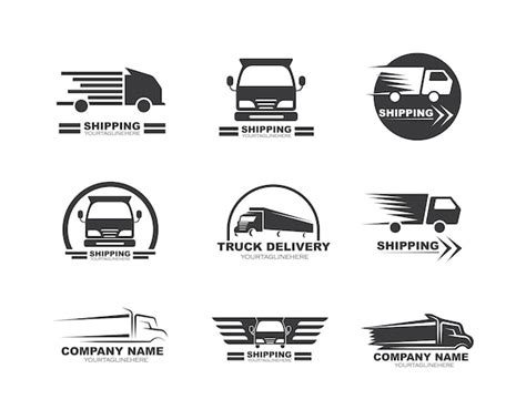 Premium Vector Truck Icon Logo Vector Illustration Design