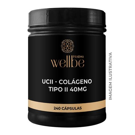 UCII Colágeno Tipo II 40mg 240 Cápsulas Wellbe Pharma