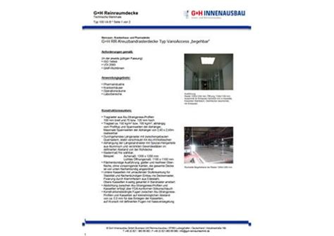 Reinraumausbau GuH Building Services