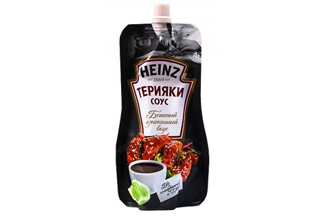 Соус Терияки «Heinz», 230 г – купить по приятной цене с доставкой на ...