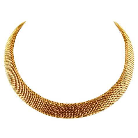 Karat Gold Greek Meander Necklace For Sale At Stdibs Karat