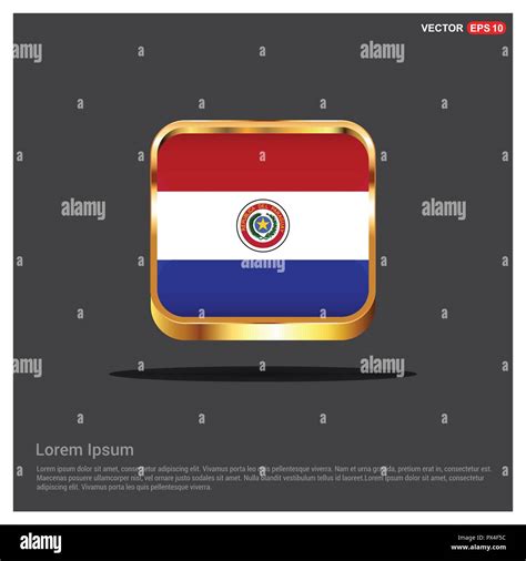 Paraguay Flags Design Vector Stock Vector Image And Art Alamy