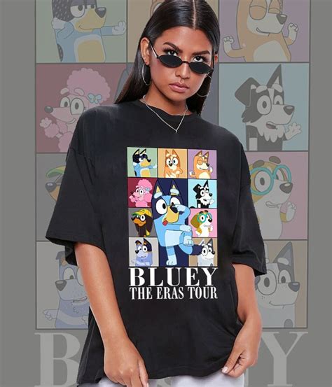 Bluey The Eras Tour Shirt Bluey Bingo Eras Tour Shirts Sweatshirt Bluey And Bingo T For