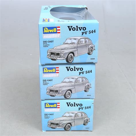 MODELLBILAR 6 St Bl A Revell Volvo PV 544 Skala 1 18 Leksaker