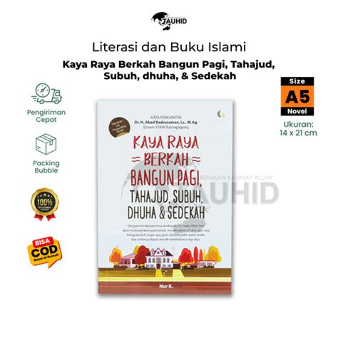 Jual Buku Islam Kaya Raya Berkah Bangun Pagi Tahajud Subuh Duha