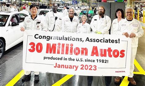 ホンダ 米国で四輪車累計生産3千万台、生産開始から40年で達成 一般社団法人 日本自動車会議所