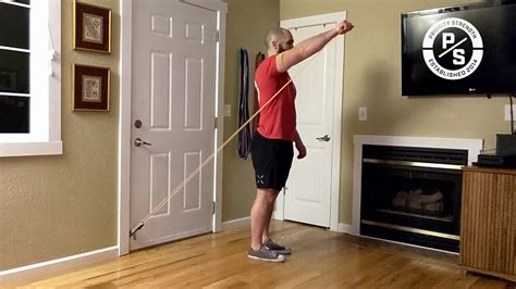 Single Arm Banded Front Raise YouTube