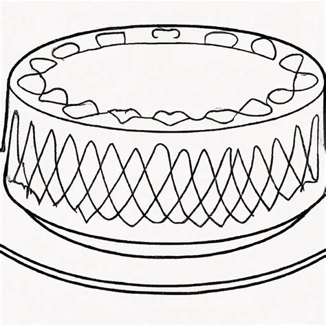 Descubra A Diversão De Colorir Uma Torta 70 Desenhos Para Você