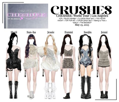 Crushes Cheshire World Tour La Outfit Shoplook