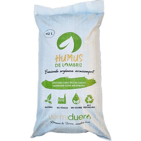 Humus de lombriz 42L 25 Kg Tienda Agrícola Sercopag