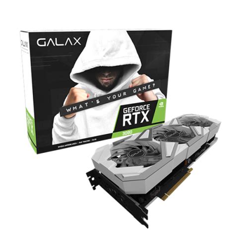 Placa de Vídeo Galax GeForce RTX 3080 EX Gaming White 1 Click OC