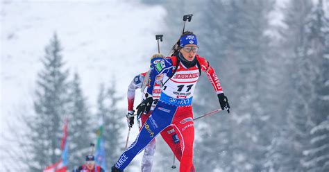 Biathlon Premier Podium Pour Chlo Chevalier Lors Du Sprint D Antholz