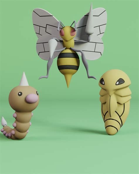 Pokemon Weedle Evolution