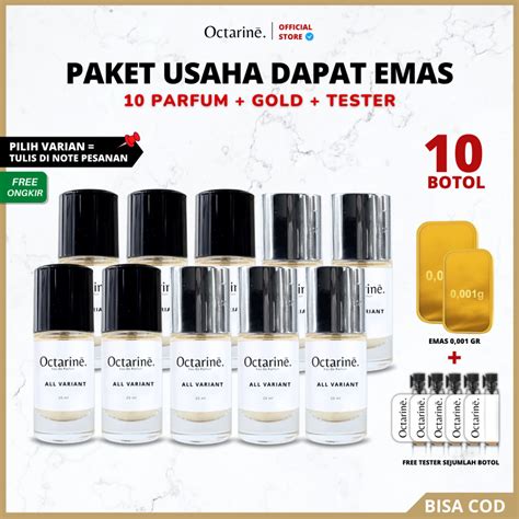 Jual Paket Usaha Promo Beli 10 Botol Parfum 20ml Gratis Emas Bebas