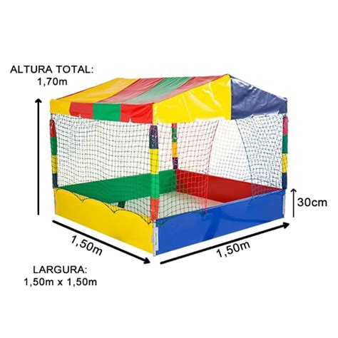 Cama El Stica Pula Pula Trampolim M Piscina De Bolinhas Quadrada