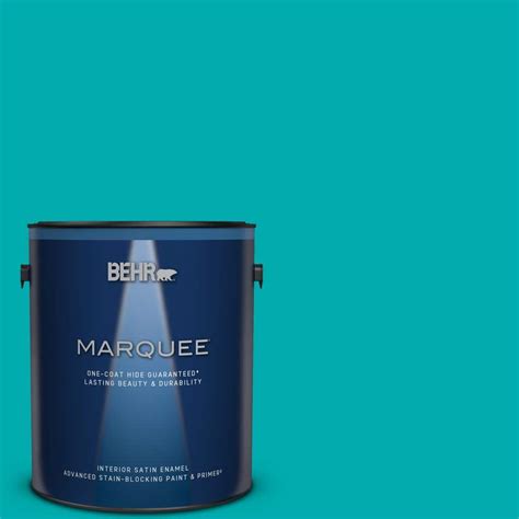 Behr Marquee Gal P Fiji Satin Enamel Interior Paint Primer