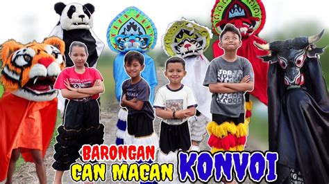 Konvoi Barongan Di Sawah Barongan Can Macan Dan Panda Youtube