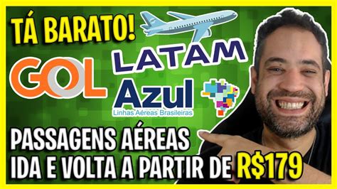 TÁ MUITO BARATO GOL AZUL E LATAM EM PROMOÇÃO RELÂMPAGO HOJE