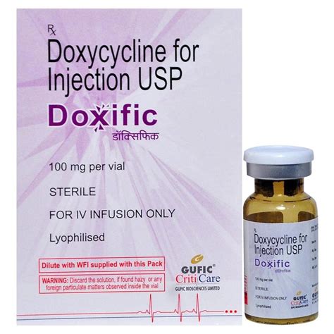 Doxific Mg Doxycycline Injection At Rs Vial Doxy Injection In