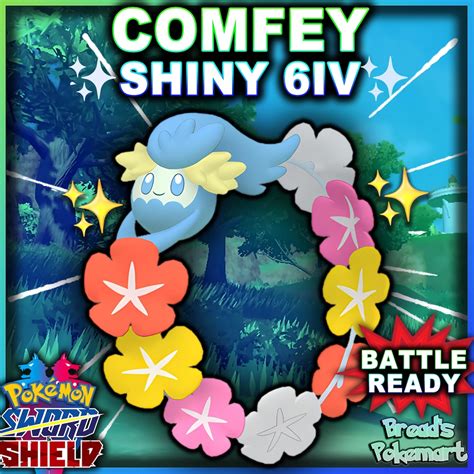 Ultra Shiny 6IV COMFEY // Pokemon Sword and Shield // Lv100 - Etsy