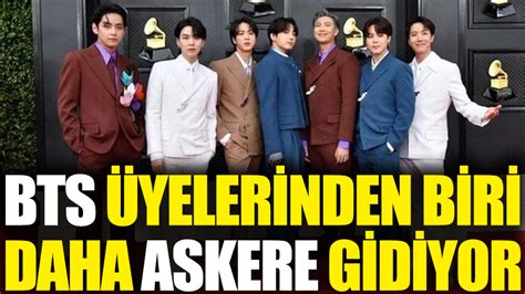 İki yıl askerlik yapacak K Pop grubu BTS üyelerinden biri daha askere