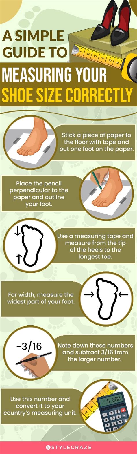 How To Measure Shoe Size A Perfect Guide With Sizing Chart