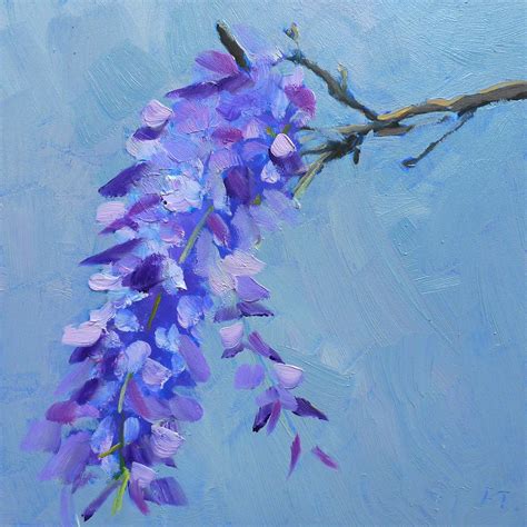 Fay Terrys Daily Paintings Wisteria Vine