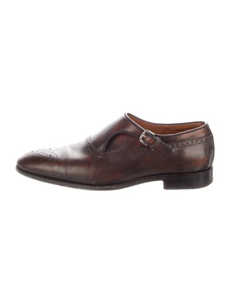 Bontoni Leather Monk Straps Brown Monk Straps Shoes Boo20373 The Realreal