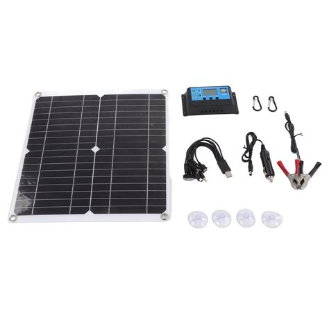 Solar Panel Kit 20w 12v Monocrystalline Ip65 Waterproof Diy Solar Panel