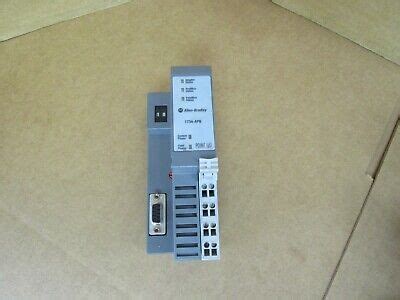 Allen Bradley Network Adapter Module 1734 APB Series A F W 1 15 W 1734